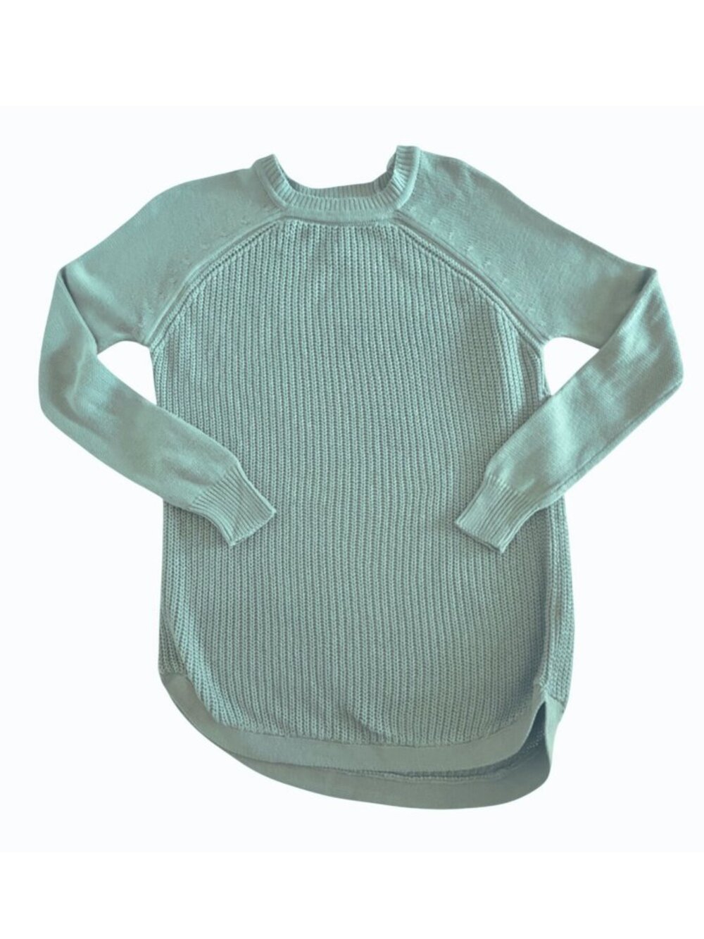 RD Style Sweater Size 2X Teal Tunic Knit Spring Pullover